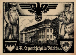 WK II SA Fürth Sportschule I-II - Weltkrieg 1939-45