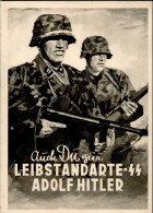 SS WK II - WAFFEN-SS - Auch DU Zur LEIBSTANDARTE-SS ADOLF HITLER Seltene Künstlerkarte Sign. Anton I - Weltkrieg 1939-45