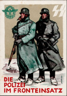 SS Die Polizei Im Fronteinsatz Sign. II (fleckig) - Weltkrieg 1939-45