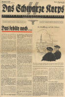 SS Zeitung Das Schwarze Korps 3. November 1938 44.Folge 4.Jahrgang I-II ( Gebrauchsspuren) Journal - Weltkrieg 1939-45