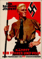 HITLER-JUGEND WK II - DER DEUTSCHE STUDENT Prop-Ak Des NSD-Studentenbundes I - Guerra 1939-45