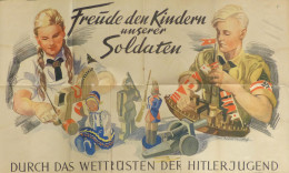 WK II HJ Plakat (58x97 Cm) Vom Schaukastendienst Der Reichsjugendführung, Hrsg. Presse- Und Propaganda-Amt, Ausführung E - Guerre 1939-45