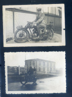 Lot De 2 Photo Originales  Moto STEP192 - Automobili