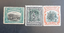 Moçambique Cie Yvert 116, 117, 126 MNH Ou MH - Mosambik