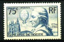 313 - 75c  Pilatre De Rozier - Neuf N** - TB - Unused Stamps