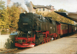 HSB Schmalspurdampflok 99 247 Im Bf. Nordhausen Nord, Ungelaufen - Trains