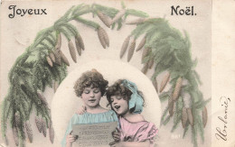 FETES - VOEUX - Noël - Joyeux Noël - Enfants - Garçon - Fille - Colorisé - Carte Postale Ancienne - Altri & Non Classificati