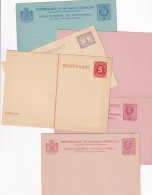 5 Verschillende Ongebruikte Briefkaarten Curacao - Postal Stationery