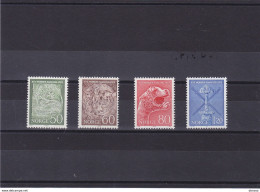NORVEGE 1972  UNIFICATION DE LA NORVEGE Yvert 598-601 NEUF** MNH Cote 6,50 Euros - Unused Stamps