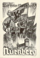 WK II HJ Nürnberg Adolf-Hitler-Marsch 1936 I-II - Guerra 1939-45