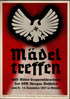 BUND DEUTSCHER MÄDEL WK II - MÄDEL-TREFFEN D. BDM Obergau Westfalen MÜNSTER 1937 I - Weltkrieg 1939-45