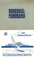 WK II KdF Bodensee-Panorama 8seitig 1936 Verlag Hans Rösler Augsburg Mit Original-Umschlag In Guter Erhaltung - Oorlog 1939-45