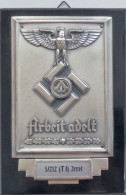 WK II RAD Reichsarbeitsdienst Plakette Arbeit Adelt (15x10 Cm) Zum Aufhängen Oder Aufstellen 5/212 Irrel, In Der Origina - Guerra 1939-45