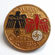 WHW Abzeichen Opferschiessen 1942/43 Standschützen Österreich 30mm Hersteller Pichl Innsbruck - Guerre 1939-45