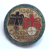 WHW Abzeichen Opferschiessen 1942/43 Standschützen Österreich 35mm Hersteller Pichl Innsbruck - War 1939-45