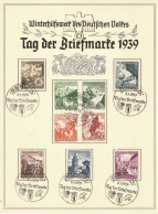 WHW Tag Der Briefmarke 1939, Block Mit 9 Briefmarken I-II - Weltkrieg 1939-45