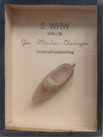 WHW Gau München-Oberbayern Gaustraßensammlung 1934/35 Anhänger Holzschuh Im Rahmen 9x12 Cm I-II - Weltkrieg 1939-45