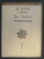 WHW Gau Steiermark Gaustraßensammlung 1938/39 Anstecknadel Im Rahmen 9x12 Cm I-II - Weltkrieg 1939-45