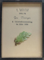 WHW Gau Türingen Gaustraßensammlung März 1934 Abzeichen Im Rahmen 9x12 Cm I-II - Weltkrieg 1939-45