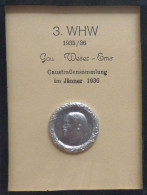 WHW Gau Weser-Ems Gaustraßensammlung Januar 1946 Abzeichen Im Rahmen 9x12 Cm I-II - Weltkrieg 1939-45