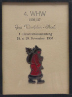 WHW Gau Westfalen-Nord Gaustraßensammlung November 1936 Nikolaus Im Rahmen 9x12 Cm I-II Pere Noel - Weltkrieg 1939-45