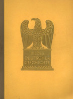 Sammelbild-Album Bilder Deutscher Geschichte Werk 12 Im Schuber 1936, Verlag Cigaretten-Bilderdienst Hamburg-Bahrenfeld, - Guerra 1939-45
