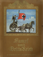 Sammelbild-Album Kampf Ums Dritte Reich Historische Bilderfolge 751.-800. Tsd. 1933, Cigaretten-Bilderdienst Altona-Bahr - Weltkrieg 1939-45