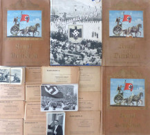 Sammelbild-Album Lot Mit 4 Stück Unvollständig Dazu Diverse Serien Sammelbilder Lose - Guerre 1939-45