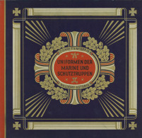 Sammelbild-Album Uniformen Der Marine Und Schutztruppen Von Zigarettenfabrik Waldorf Astoria 1933, Komplett Mit 96 Bilde - Oorlog 1939-45