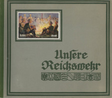 Sammelbild-Album Unsere Reichswehr Hrsg. Werner U. Mertz A.G. Erdalfabrik Mainz 17 S. 42 Bilder Komplett II (RS Einband  - Oorlog 1939-45