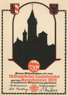Verleihungsurkunde Nürnberg Zum 18. Bayerischen Landesturnfest Und Den Kampspielen 1934 I-II - War 1939-45