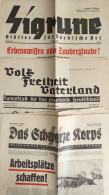 WK II Dokumente Lot Mit 3 Original-Zeitungen 1930-1943 II - War 1939-45