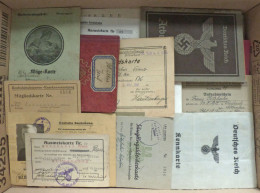 WK II Dokumente Lot Mit Ausweisen, Dokumenten Und Zeugnissen II - War 1939-45