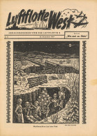 WK II Dokumente Zeitung Luftflotte West Vom 22. Dezember 1939 Weihnachten Bei Der FLAK, 12 S. II Noel Journal - War 1939-45
