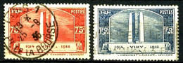 316 / 317 - Paire Vimy - Oblitérés - TB - Used Stamps