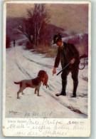 39441305 - Sign.Straka Pointer Jaeger Hase Schoen Apport Wiener Kunst B.K.W.I. Nr.1283 - Dogs