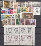 Yugoslavia Republic 1973 Complete Year Mint Never Hinged - Unused Stamps