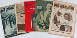 WK II Lot Mit 20 Zeitschriften Der Volkshort, Hör Mit Mir, Ewiges Deutschland, Hilf Mit! II - War 1939-45