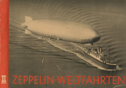 Sammelbild-Album Zeppelin Weltfahrten II. Buch 1935, Bilderstelle Lohse Dresden, Komplett Mit 155 Bildern Im Original-Sc - War 1939-45