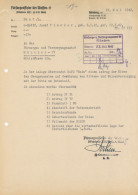 WK II Dokumente Brief Vom Fürsorgeoffizier Der Waffen-SS Wehrkreis XIII Nürnberg 1942, Antrag Einer Witwe II - War 1939-45