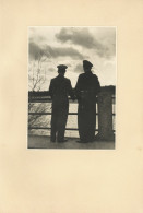 WK II SS Foto (12x17cm) Auf Pappe Geklebt I-II - War 1939-45