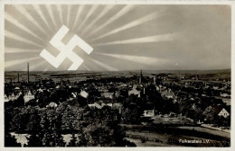 WK II Aufgehende Sonne Falkenstein / Vogtland I-II - Weltkrieg 1939-45