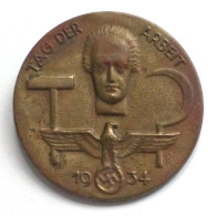 WK II Orden Tg Der Arbeit 1934, Durchm. 3,5cm II - Oorlog 1939-45