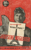 Buch WK II Der Deutsche Wegleiter Nr. 52 29.Aug.- 12. Sep. 1942 Verlag AV. Des Champs-Elysees Paris 94 S. II (Einband Le - Oorlog 1939-45