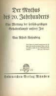 Buch WK II Der Mythus Des 20. Jahrhunderts Eine Wertung Der Seelisch-geistigen Gestaltungskämpfe Unserer Zeit Von Rosenb - War 1939-45