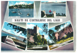 1967 CASTIGLIONE DEL LAGO   3 SALUTI DA    PERUGIA - Perugia