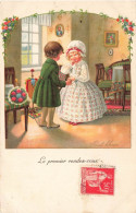 ILLUSTRATEURS - SIGNES - Pauli Ebner - Enfants - Le Premier Rendez Vous ! - Carte Postale Ancienne - Ebner, Pauli