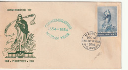 Philippinen, Philippnes, FDC 1954  Marian Year - Philippines