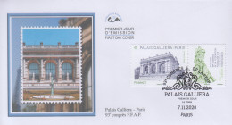 Enveloppe  FDC  1er  Jour  FRANCE  Congrés  Fédération Des  Associations  Philatéliques  Palais  Galliéra   2020 - 2020-…