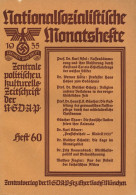 Buch WK II Nationalsozialistische Monatshefte Heft 60 Aus 1935, Zentralverlag Der NSDAP Eher München, 288 S. II - Guerre 1939-45